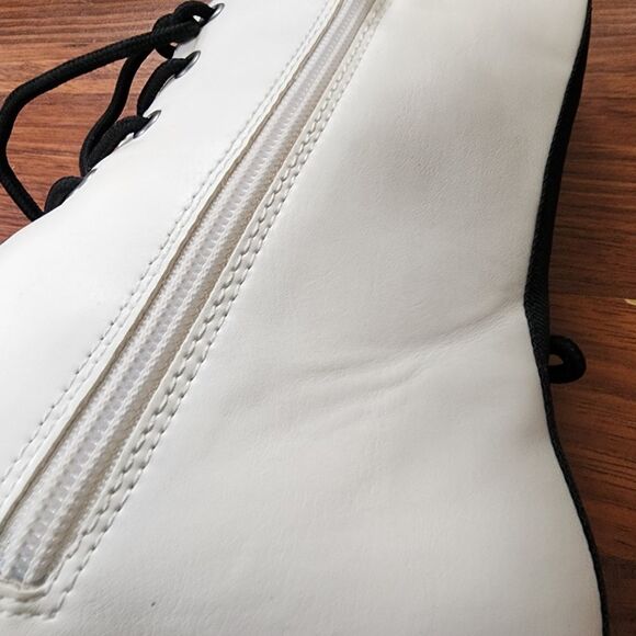 New Wild Pair White Combat Boots 9 NWOB - Picture 8 of 12